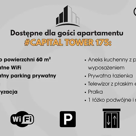 Lägenhet 17 Pietro #capitaltower 175 Fv Parking By Okazja